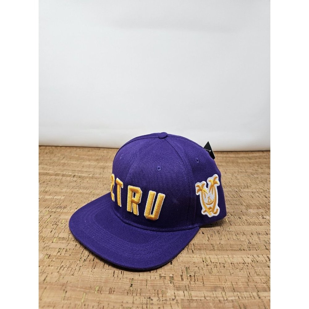 2TRU x Culture Leather Strap Back Hat Legend Purple‎ Brand New w/ Tag - Picture 2 of 6